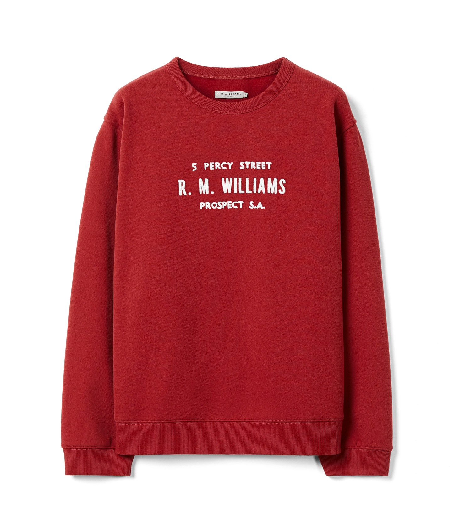 Heritage Brushed Sweatshirt - Red