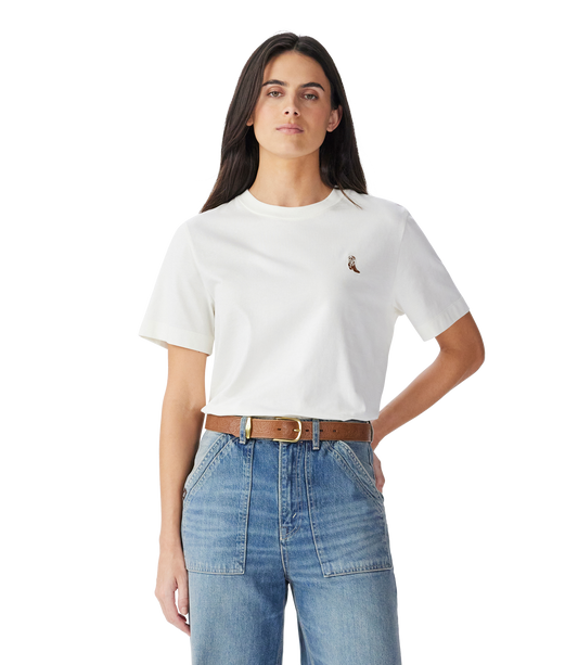Rodeo Queen Embro T-Shirt - Off White