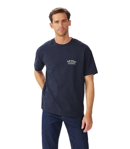 Longhorn T-Shirt - Navy