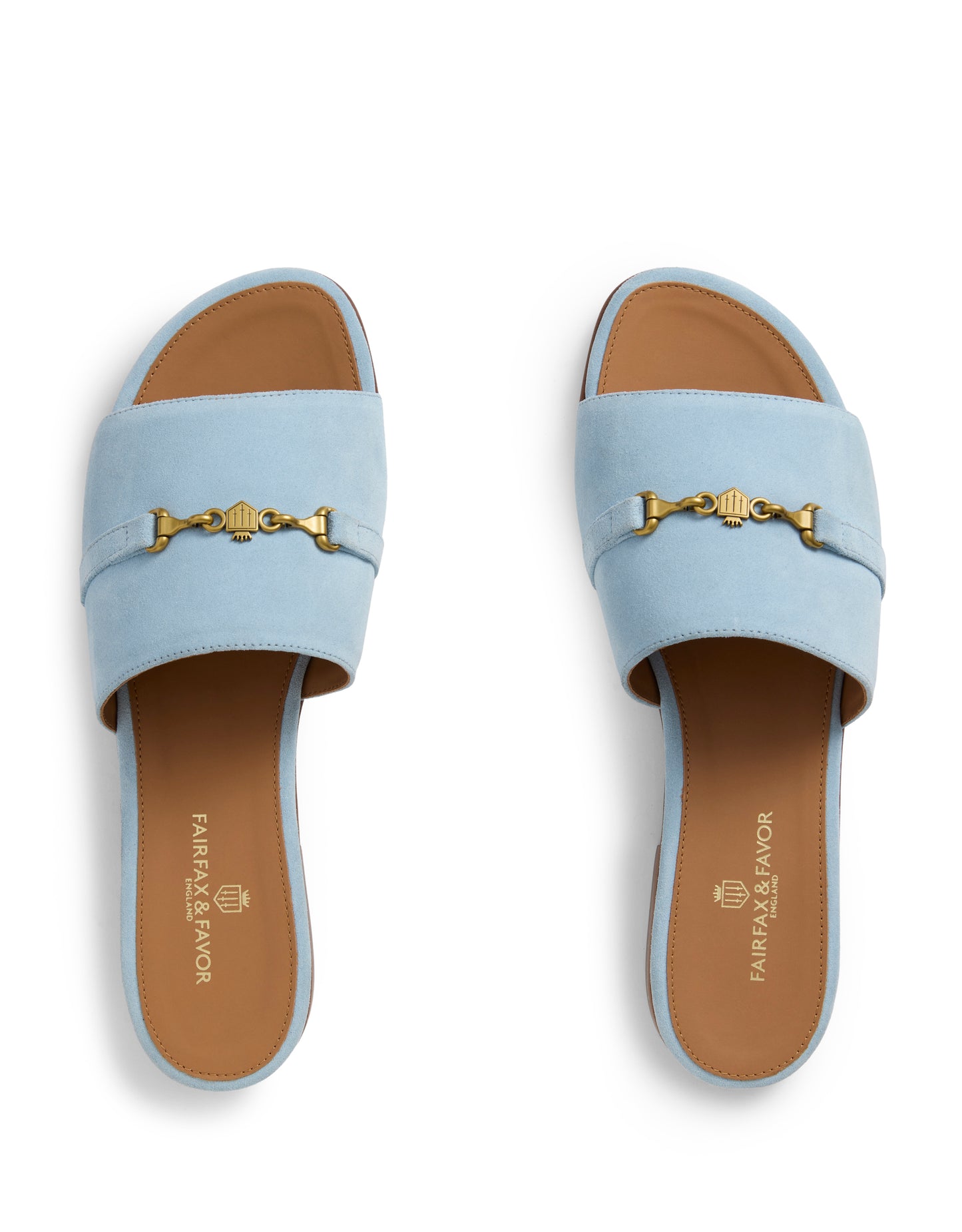 Heacham Sandal - Sky Blue Suede