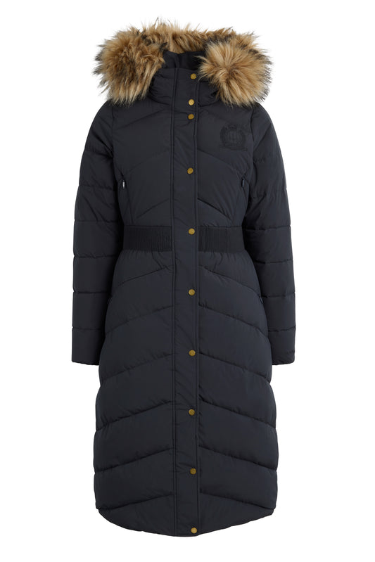 Lexi Padded Longline Coat - Navy