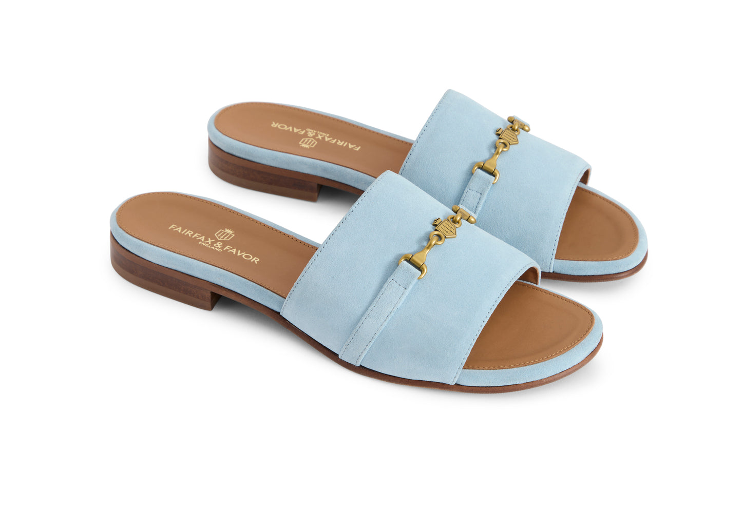 Heacham Sandal - Sky Blue Suede