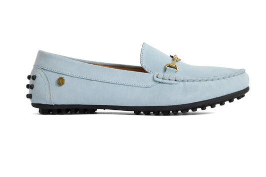 Trinity Driver - Sky Blue Suede