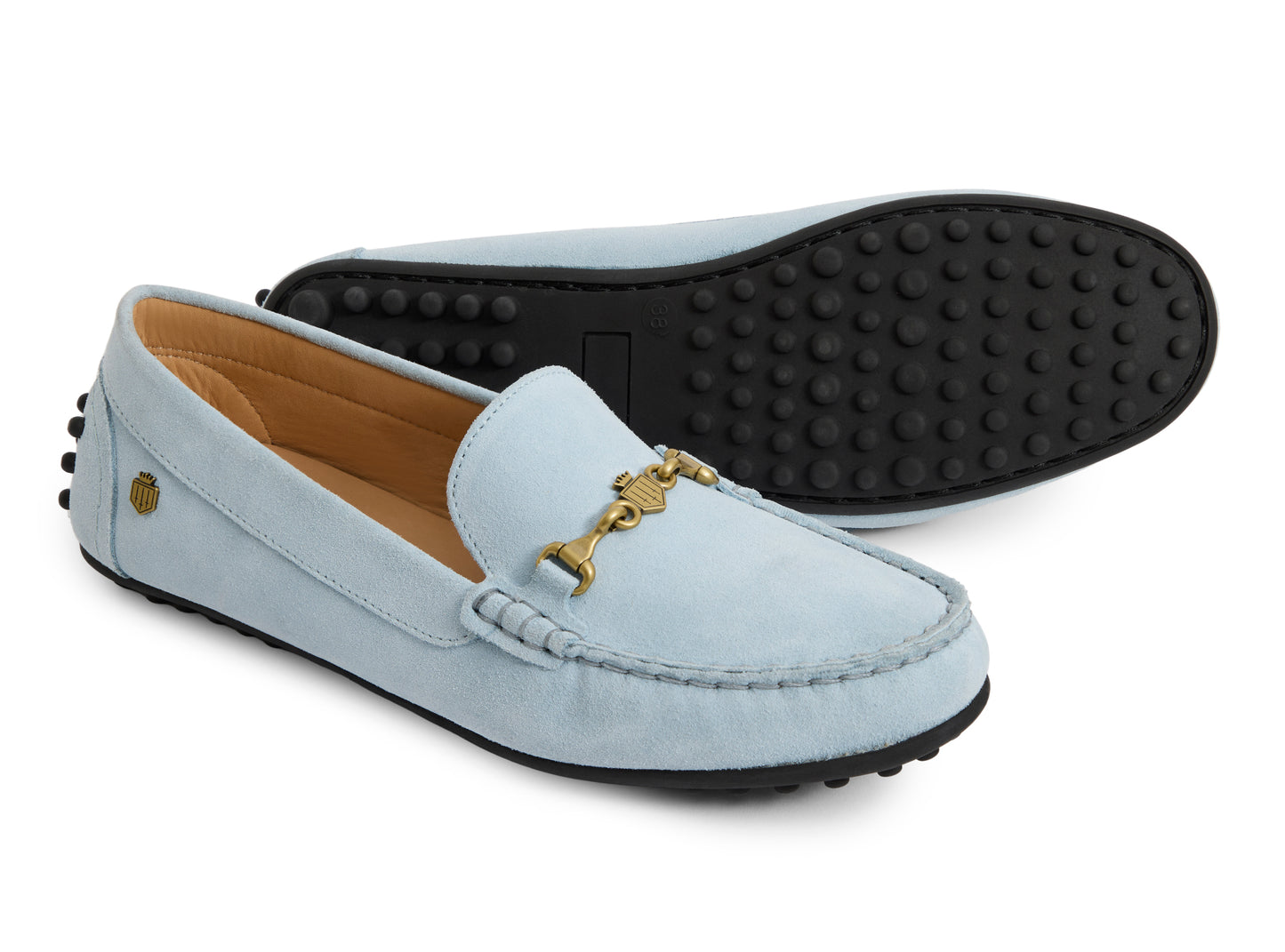 Trinity Driver - Sky Blue Suede