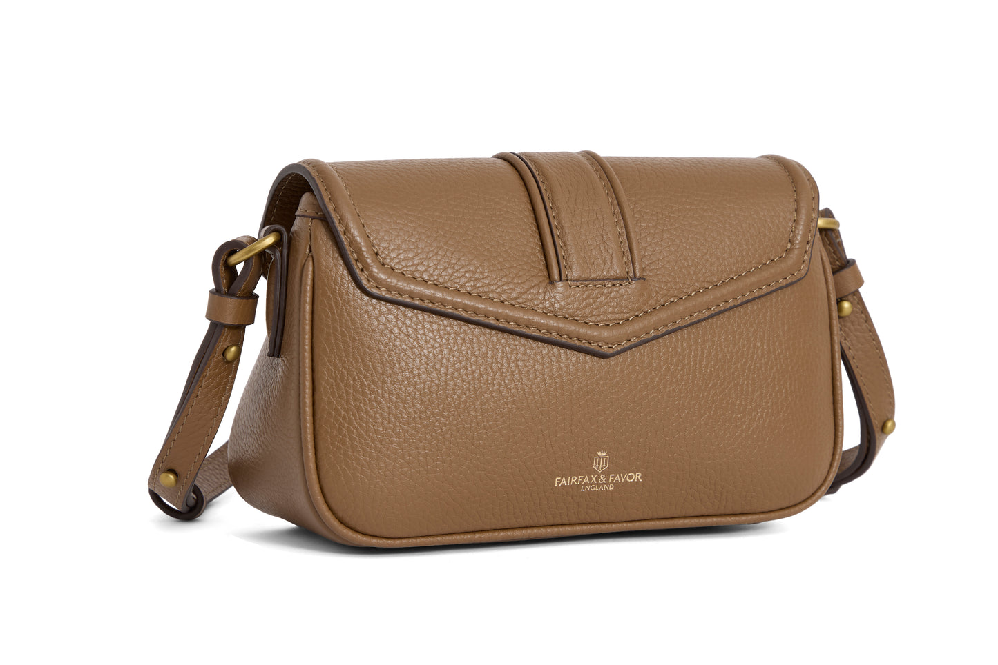 Aviemore Cross Body Bag - Tan Suede