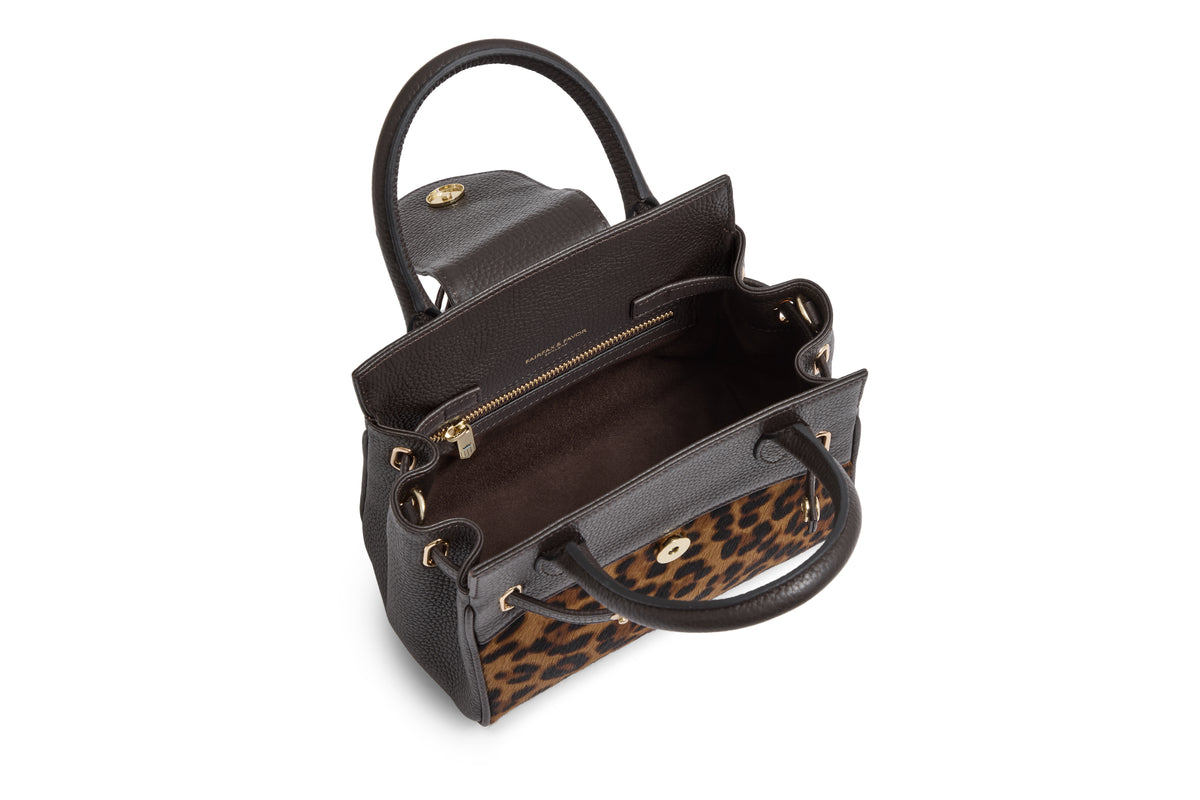 Mini Windsor Handbag - Leopard Haircalf