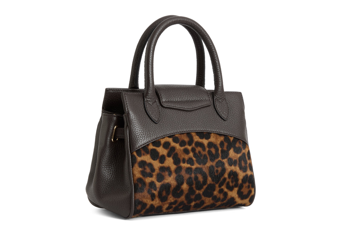 Mini Windsor Handbag - Leopard Haircalf