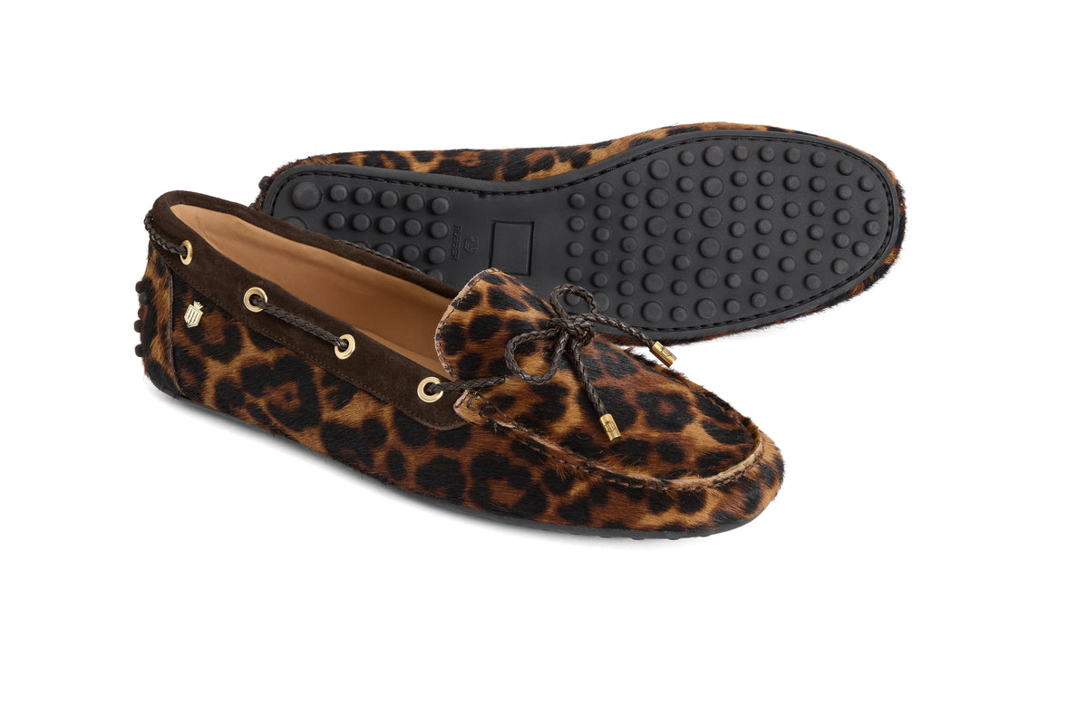 Henley Driver - Leopard Haircalf