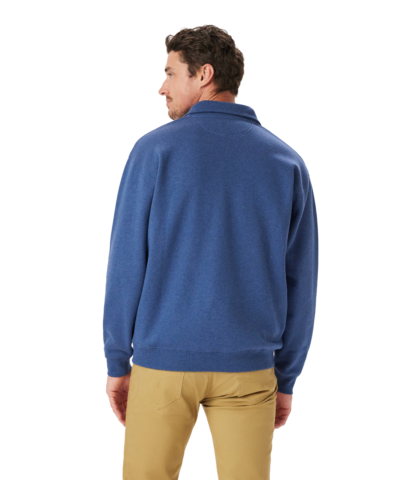 Mulyungarie 1/4 Zip Sweatshirt - Blue Marle