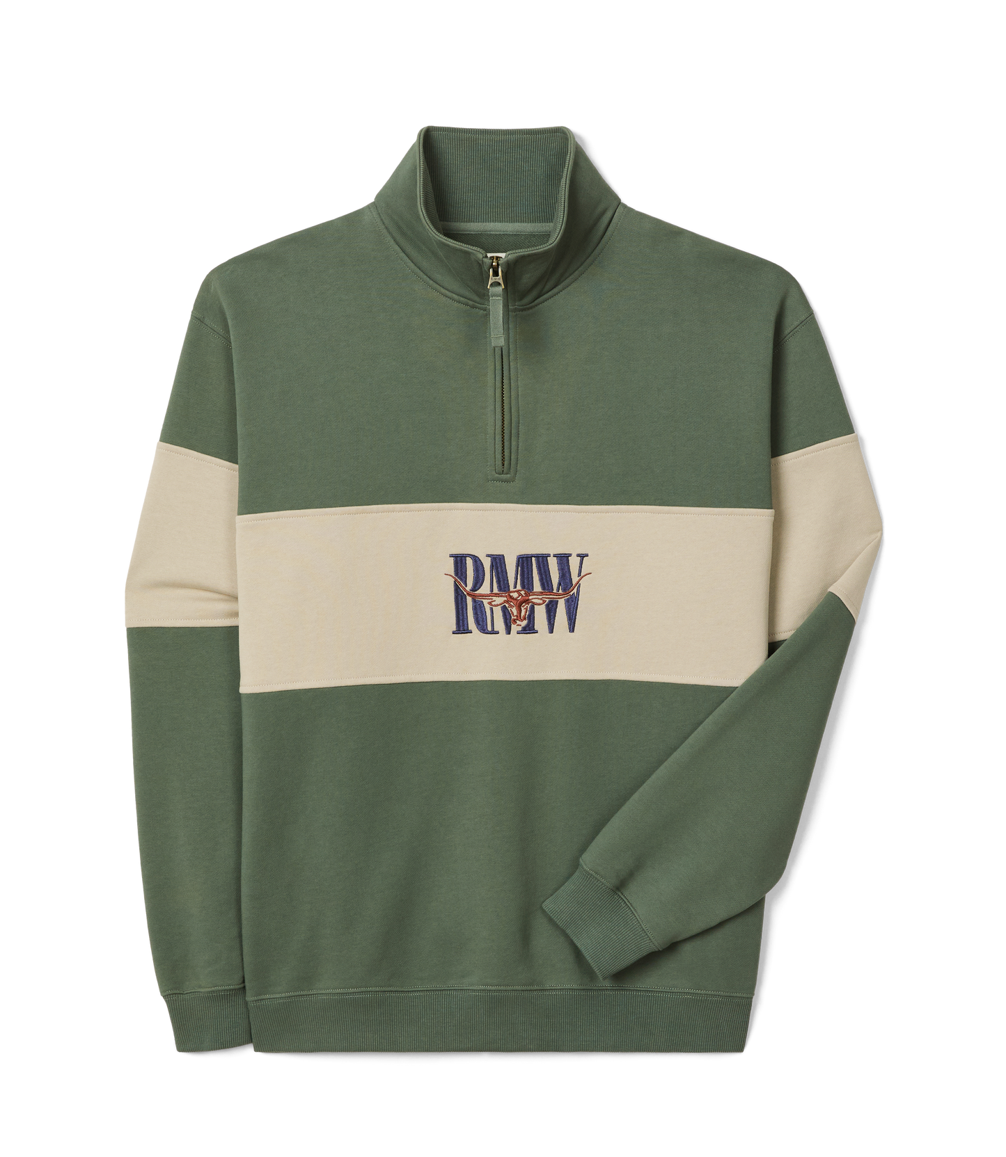 Heritage 1/4 Zip Sweatshirt - Spruce Green