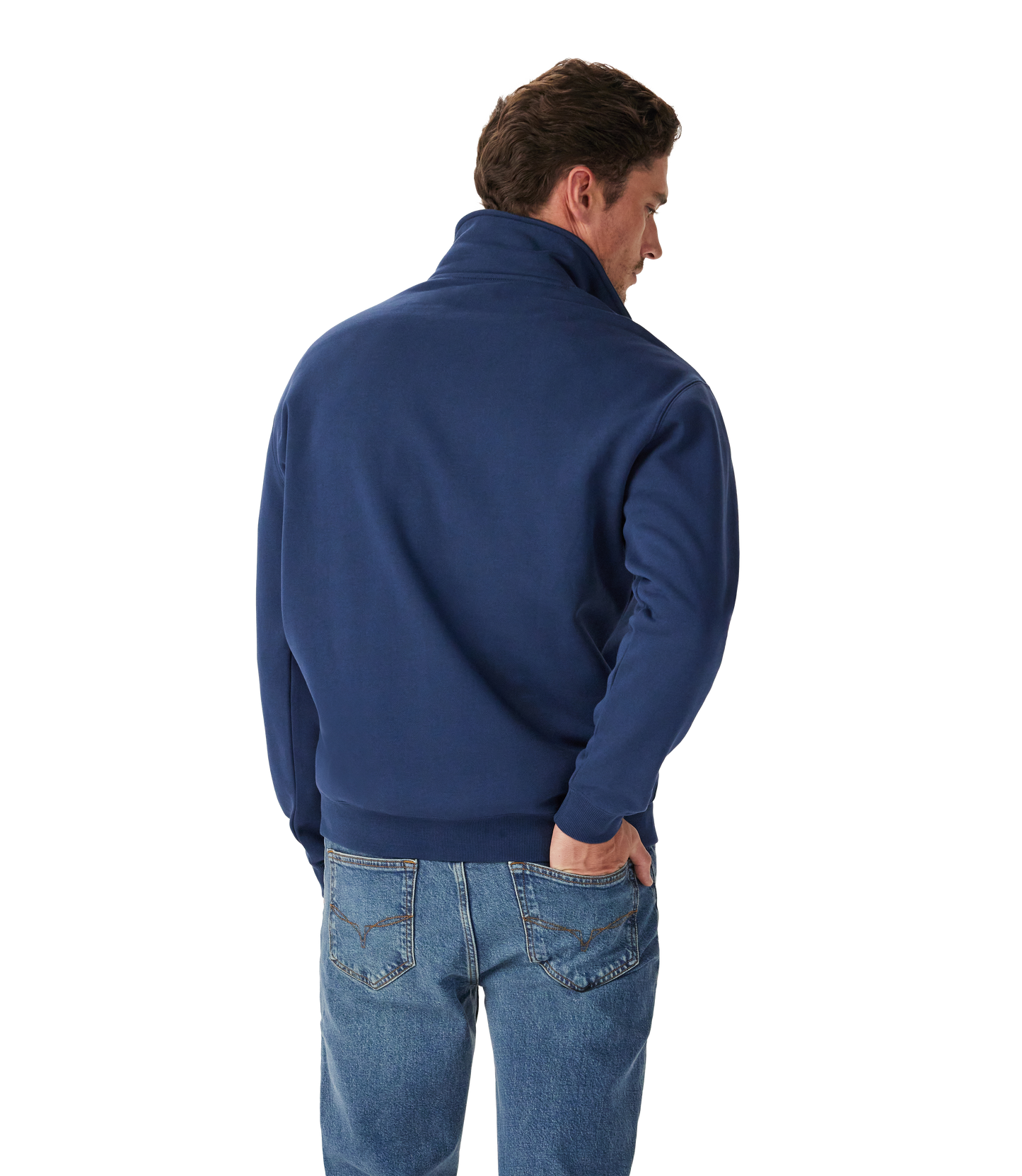 Mulyungarie 1/4 Zip Sweatshirt - Vintage Blue