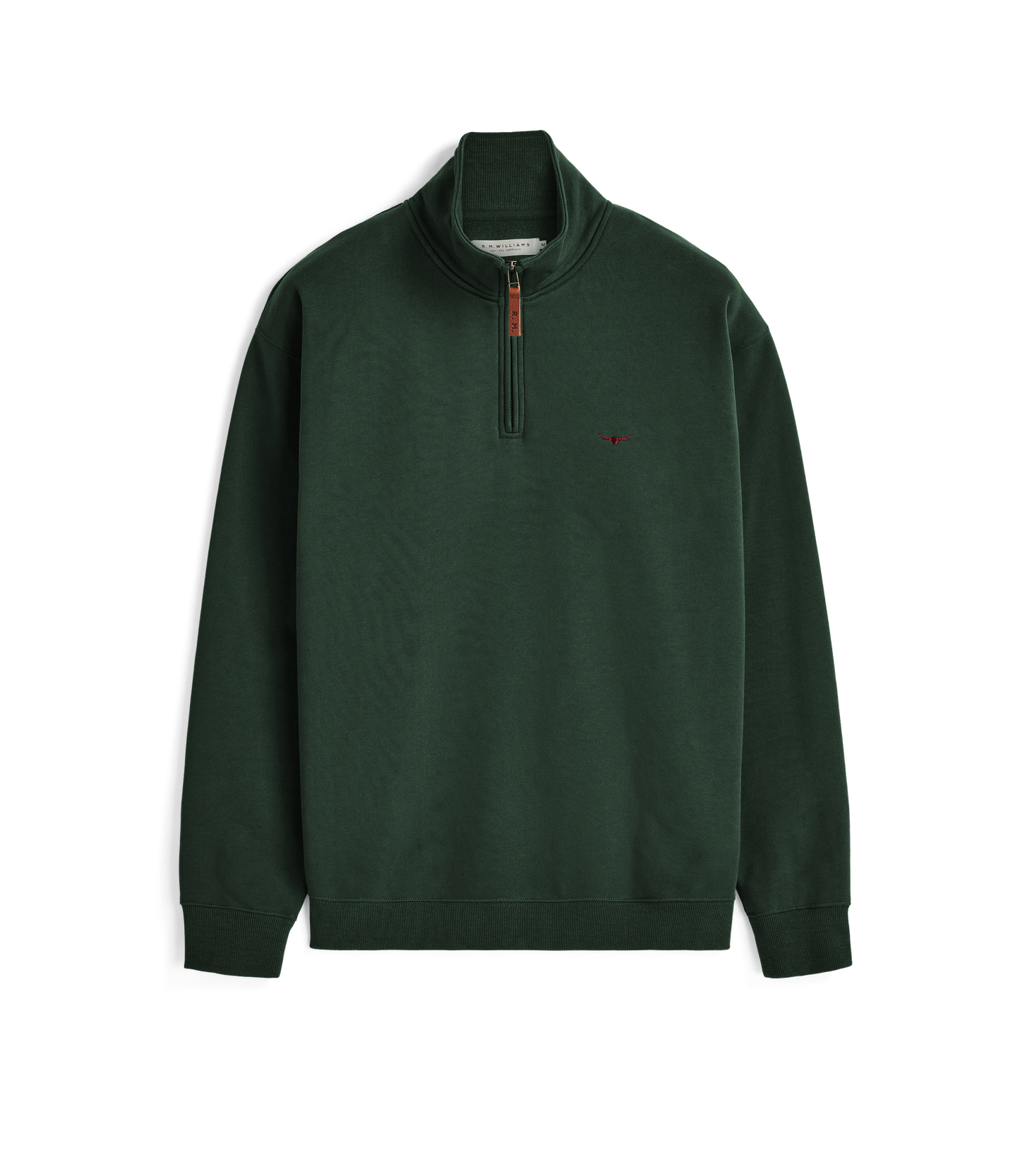 Mulyungarie 1/4 Zip Sweatshirt - Pine
