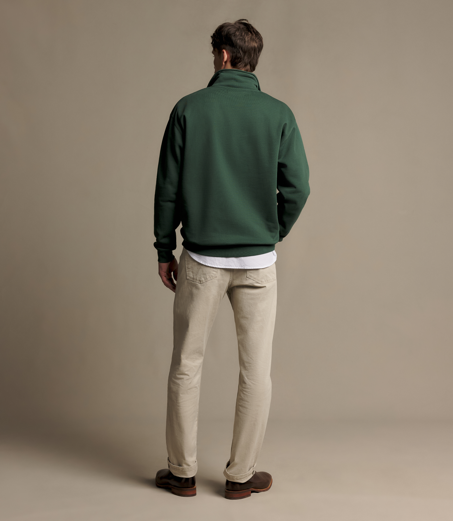 Mulyungarie 1/4 Zip Sweatshirt - Pine