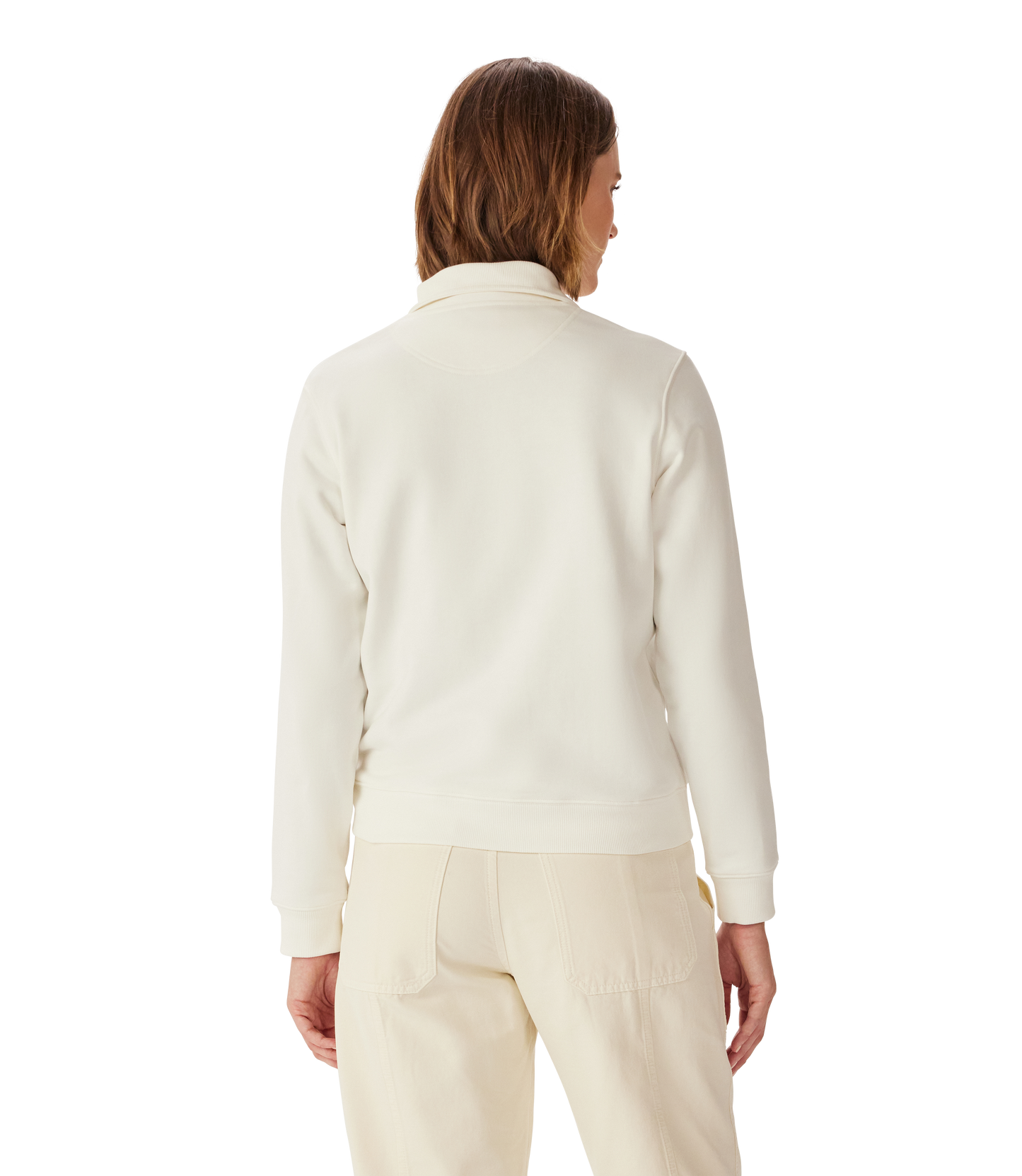 Trickett 1/4 Zip Sweatshirt - Off White