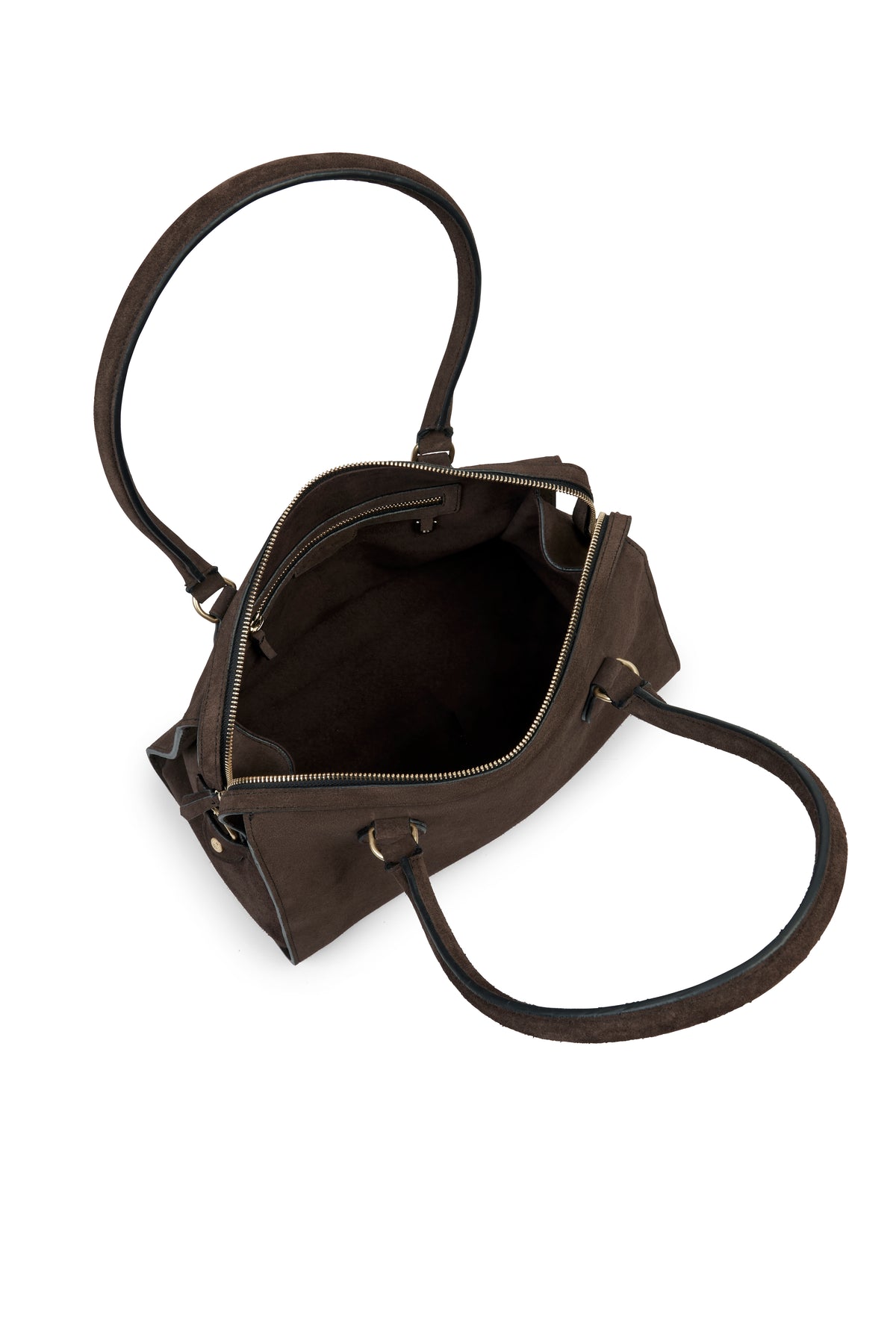 Kew Shoulder Bag - Chocolate Suede