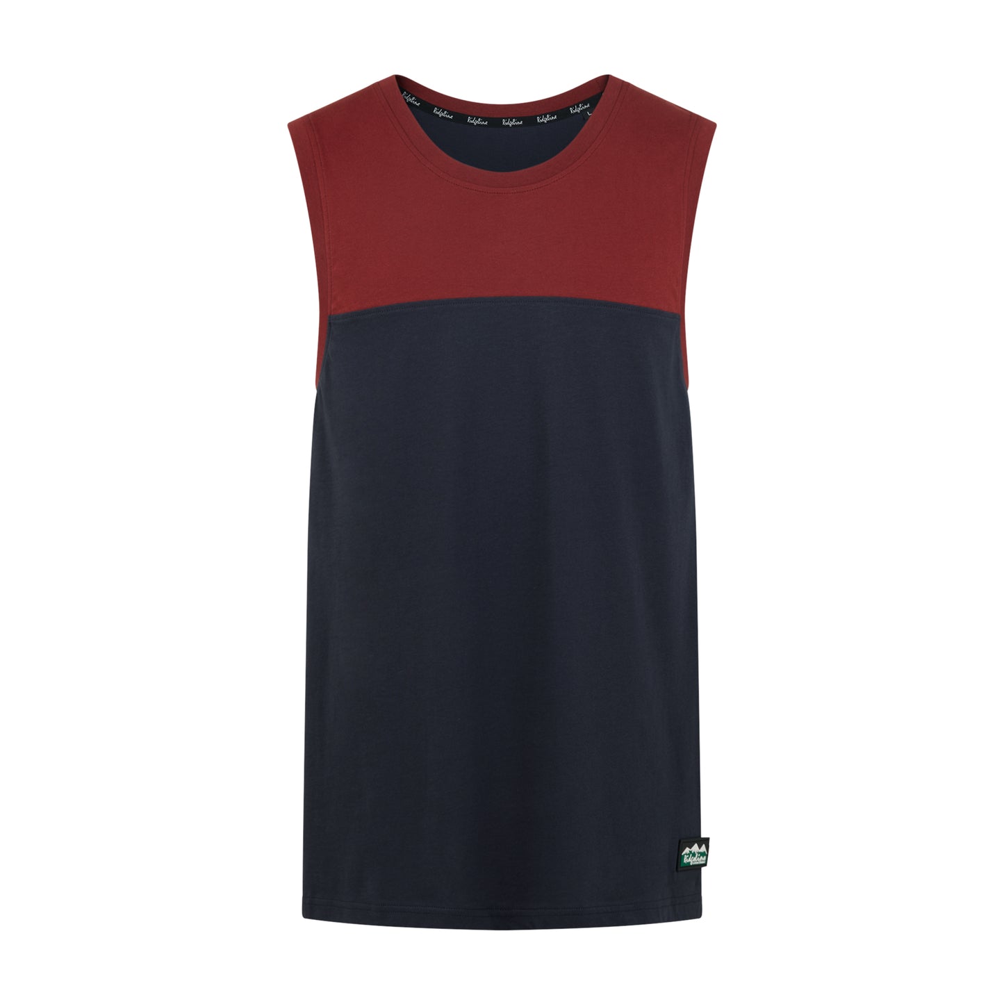 Unisex Backslider Singlet Top - Navy Multi