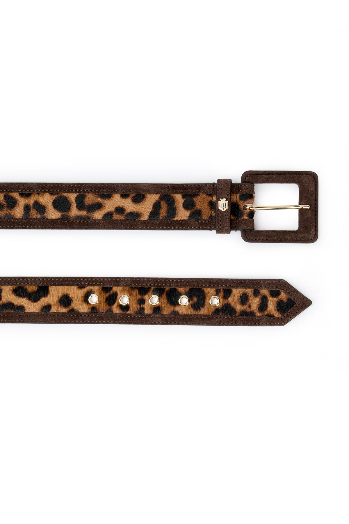Marseille Belt - Leopard Haircalf