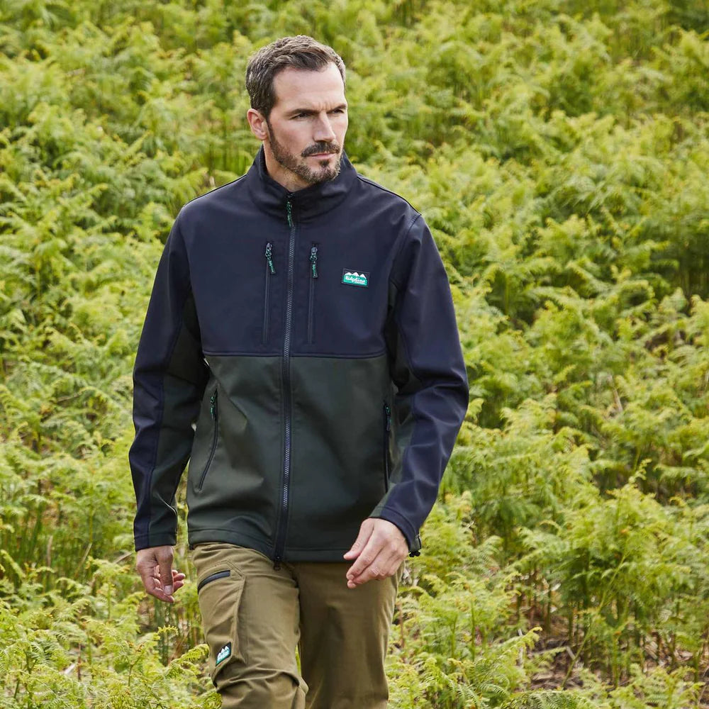 Ranger Softshell Jacket - Black & Olive
