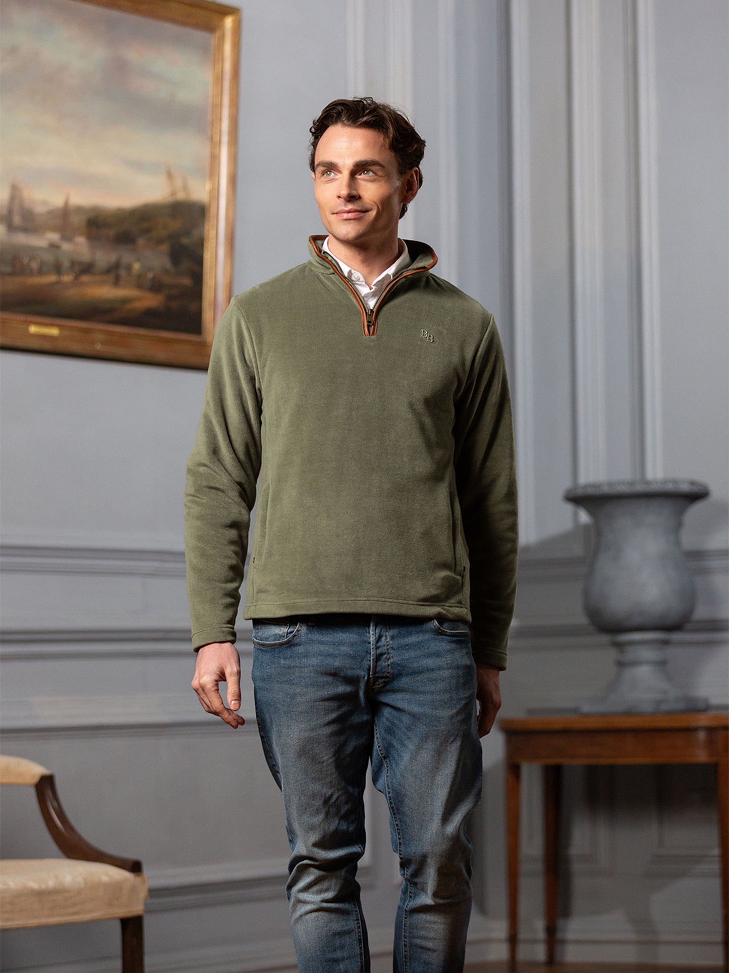 Topsham Unisex Fleece - Sage