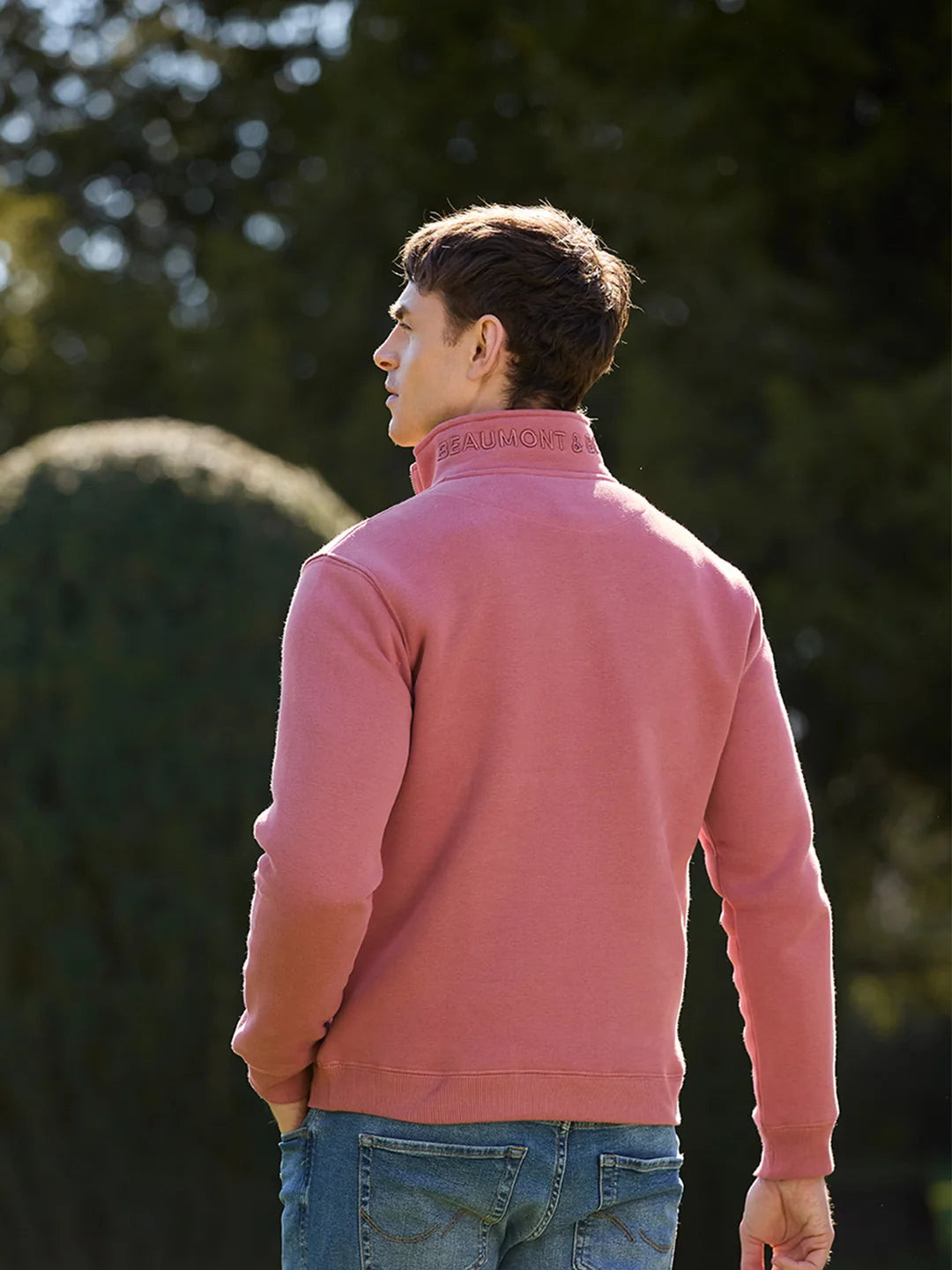 Tuckenhay Unisex Quarter Zip - Antique Rose - LIMITED EDITION