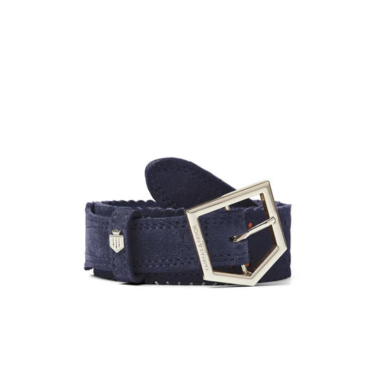 Regina Belt - Navy Suede