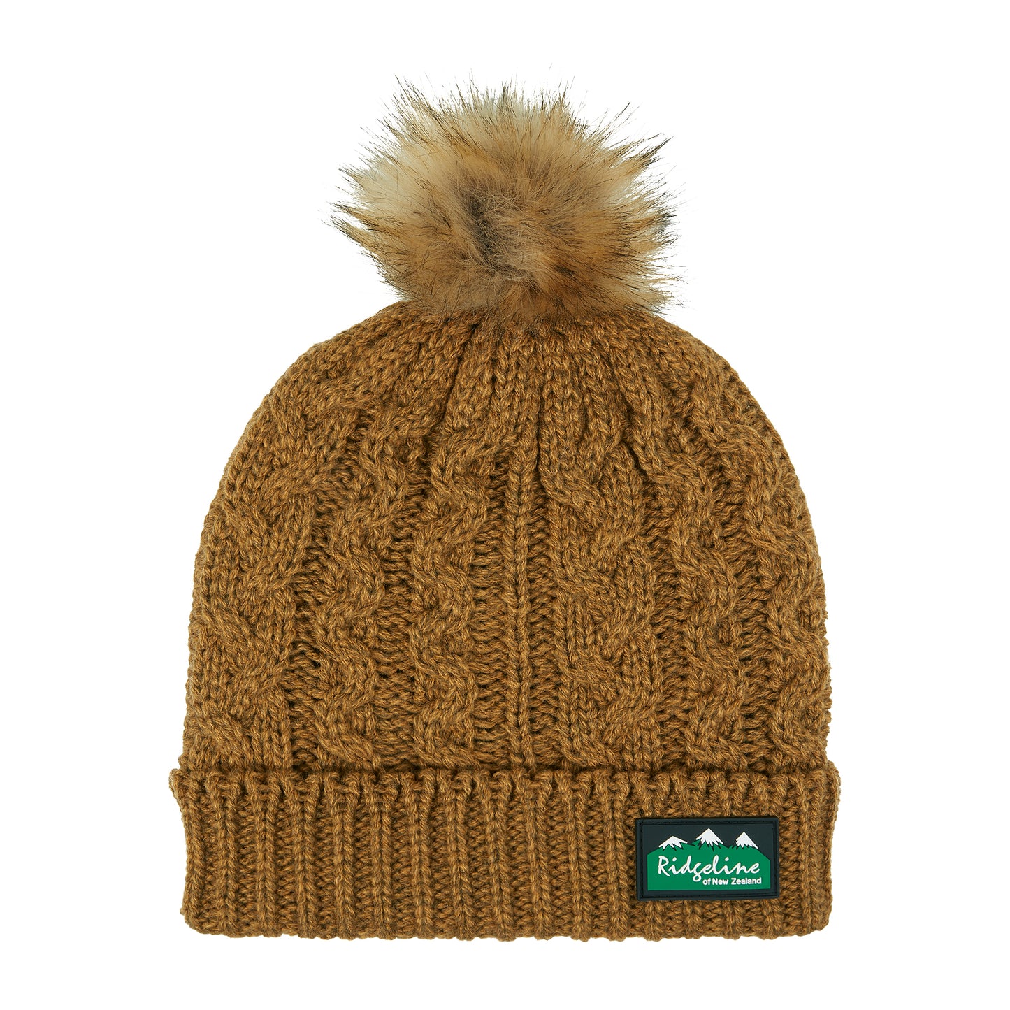 Nordic Fleck Bobble Hat - Ochre