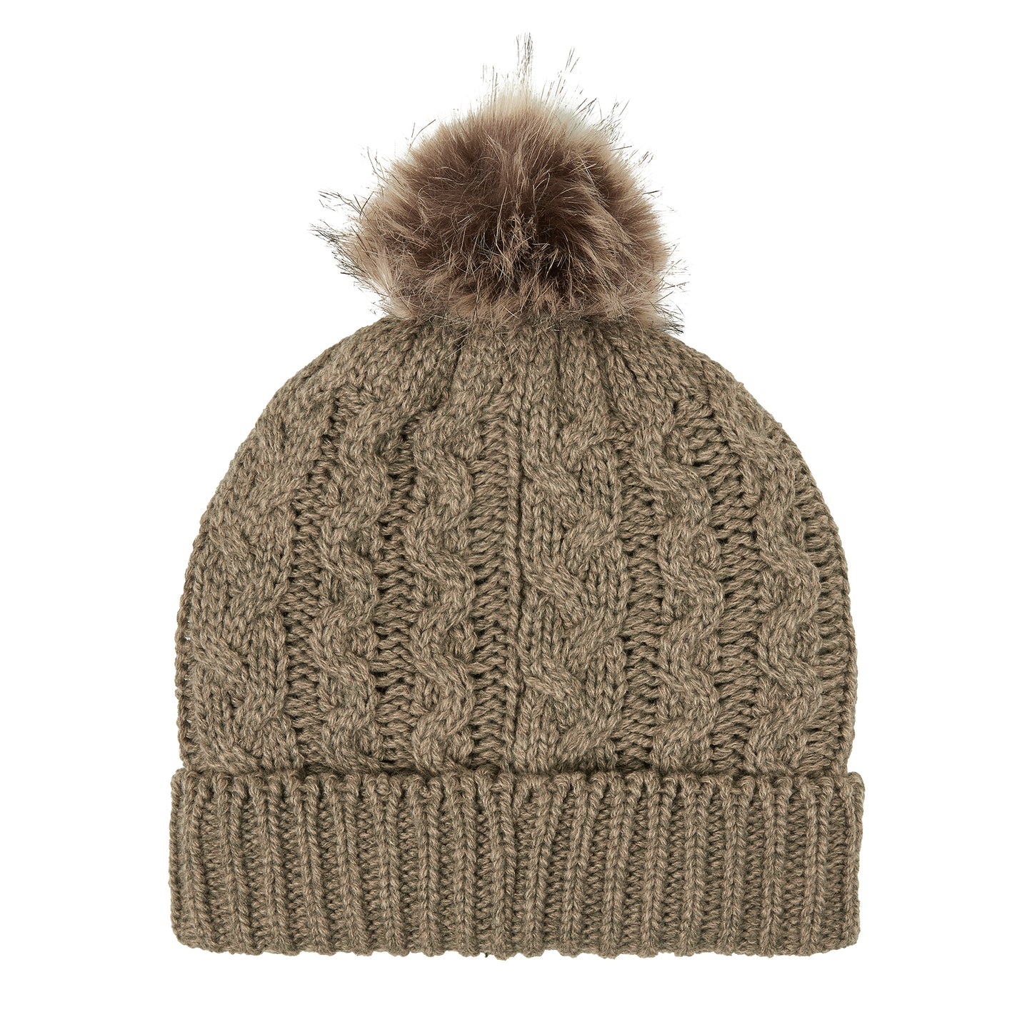 Nordic Fleck Bobble Hat - Teak