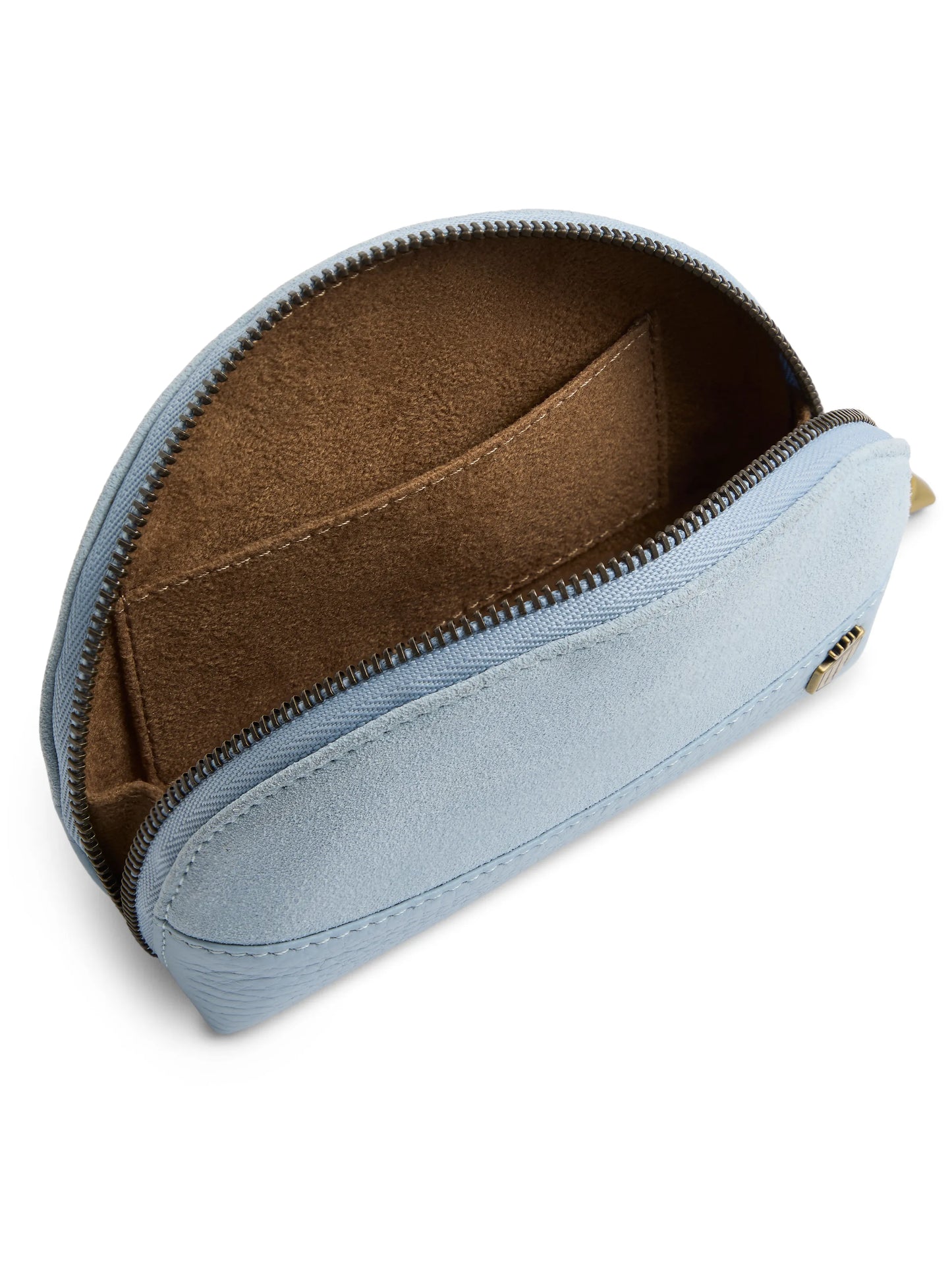 Chiltern Coin Purse - Sky Blue Suede