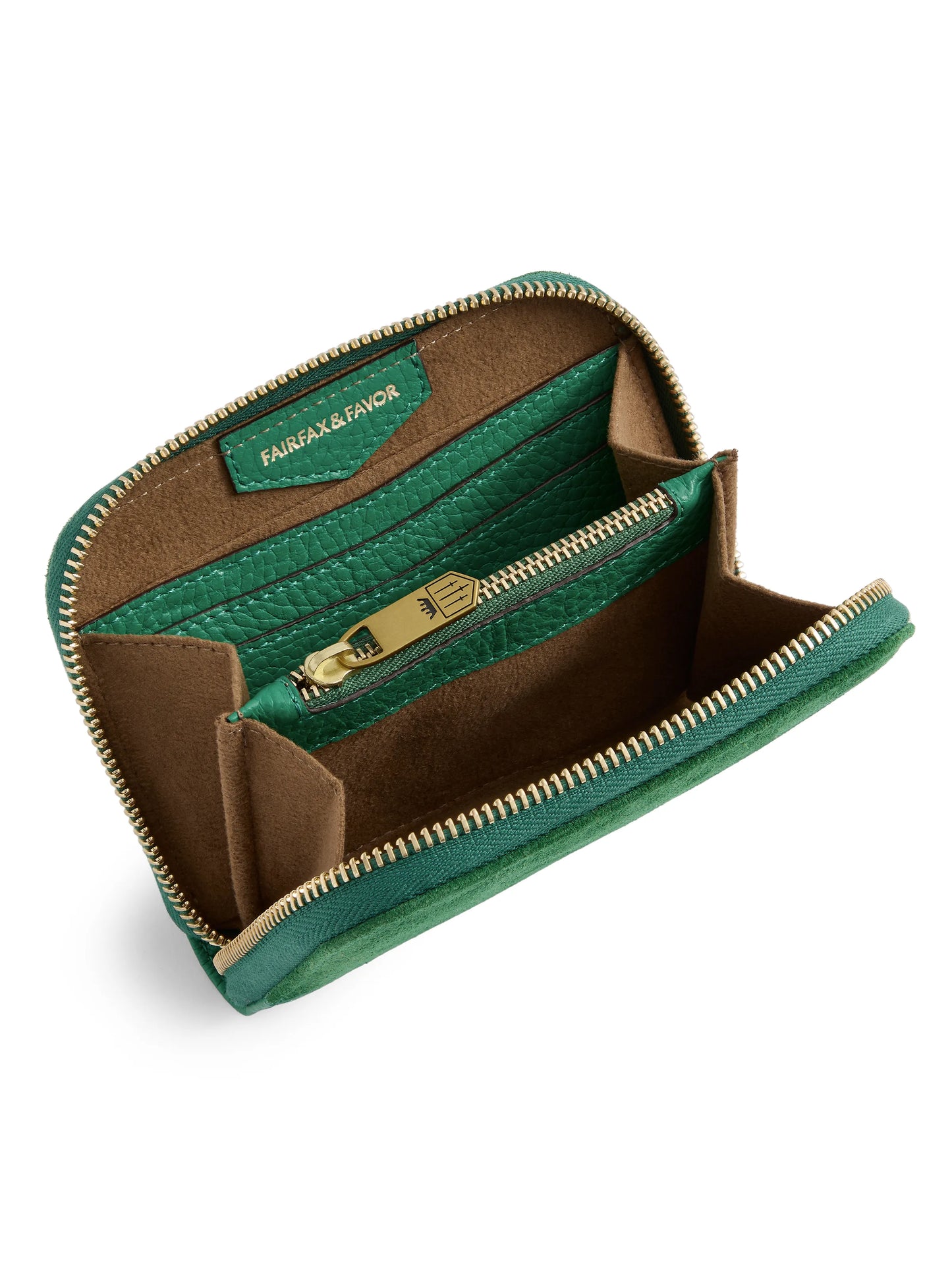 Mini Salisbury Purse - Clover Green Suede