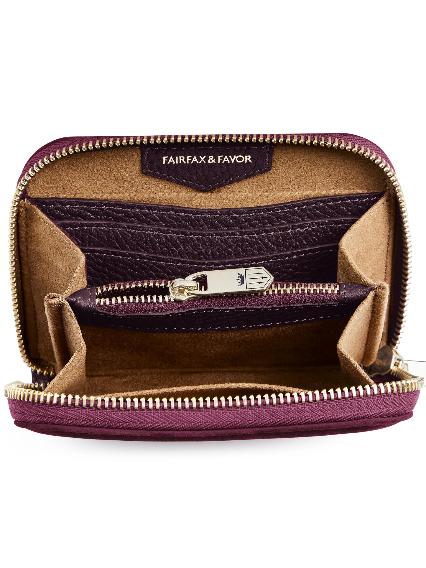 Mini Salisbury Purse - Elderberry Suede