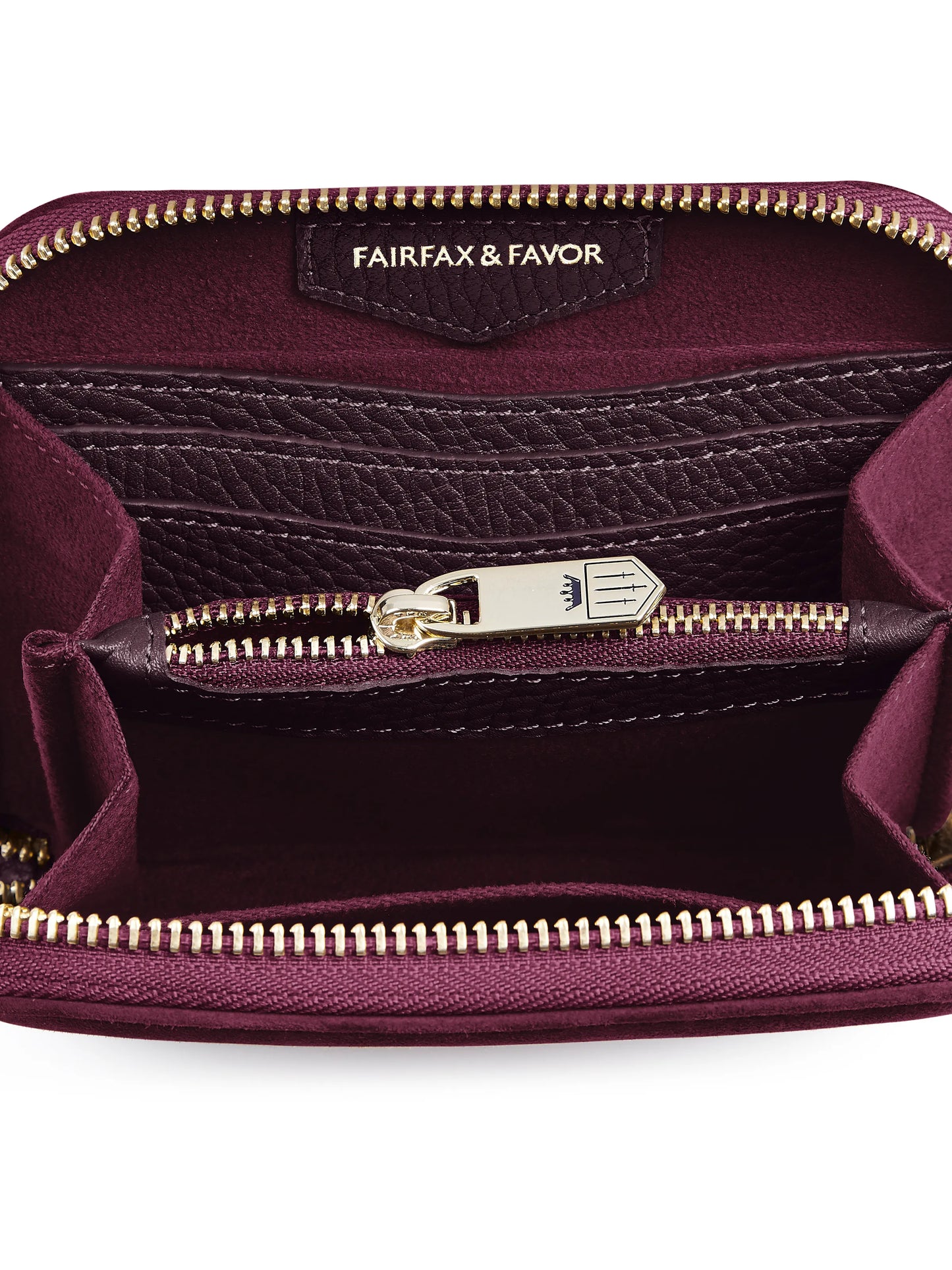 Mini Salisbury Purse - Elderberry Suede