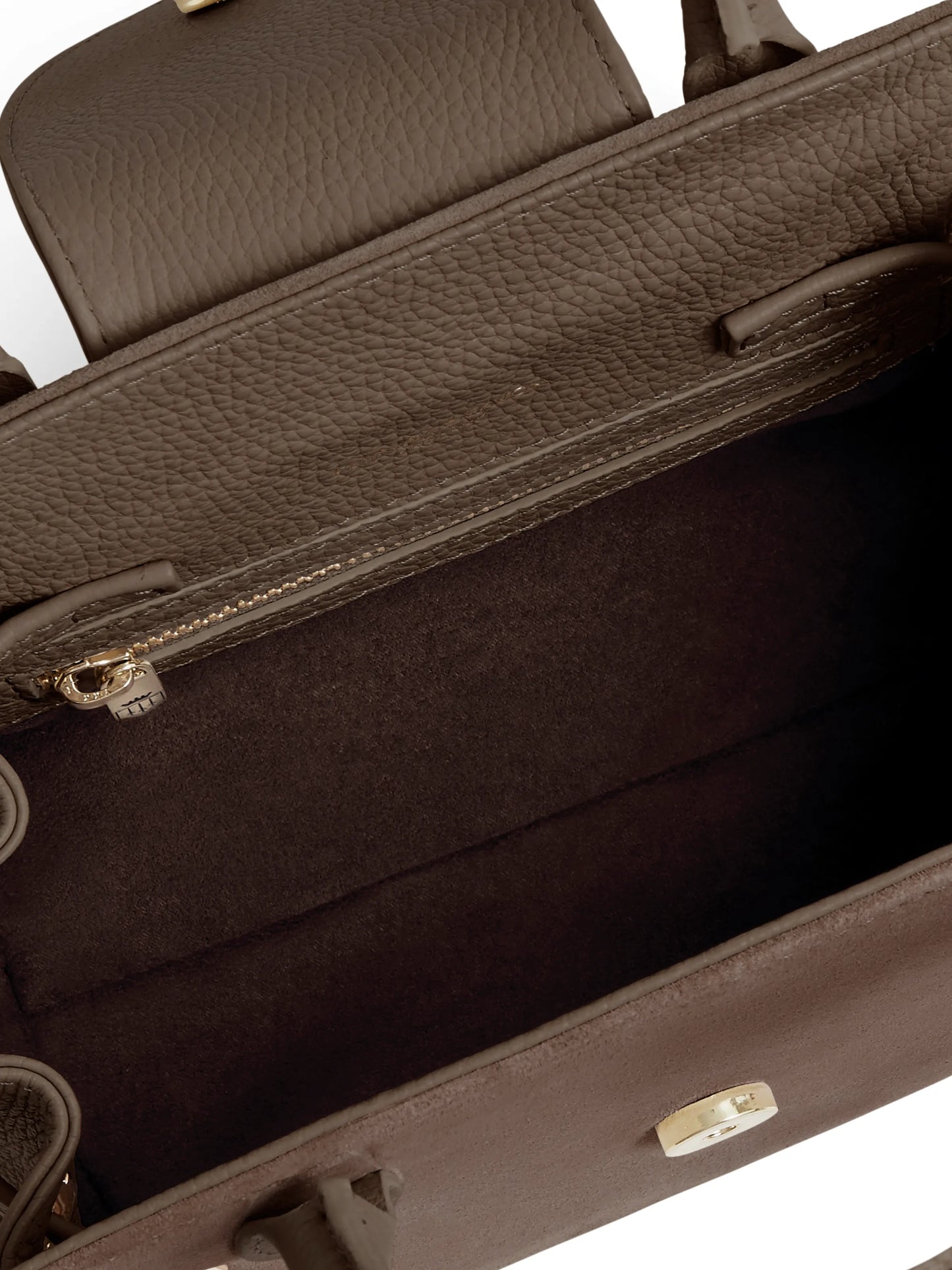 Mini Windsor Handbag - Fog Suede