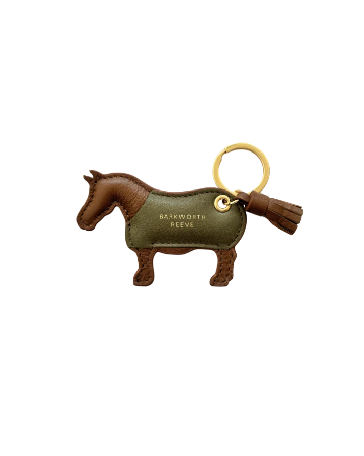 Milton Pony Keyring - Chestnut & Olive