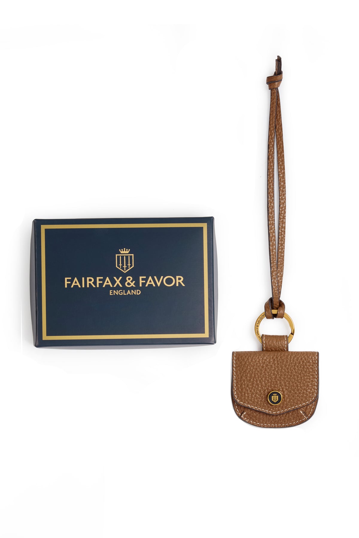 Purse Bag Charm - Tan Leather