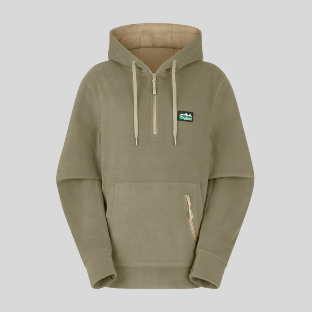 Women's Ballistic Fleece Hoodie - Khaki Green