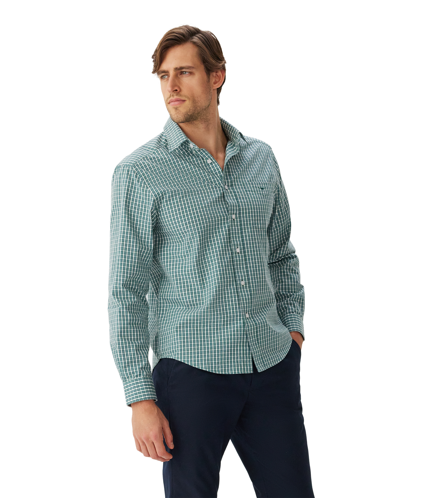 Classic Shirt - Green Blue