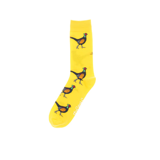 Yellow Pheasant Socks - Adult