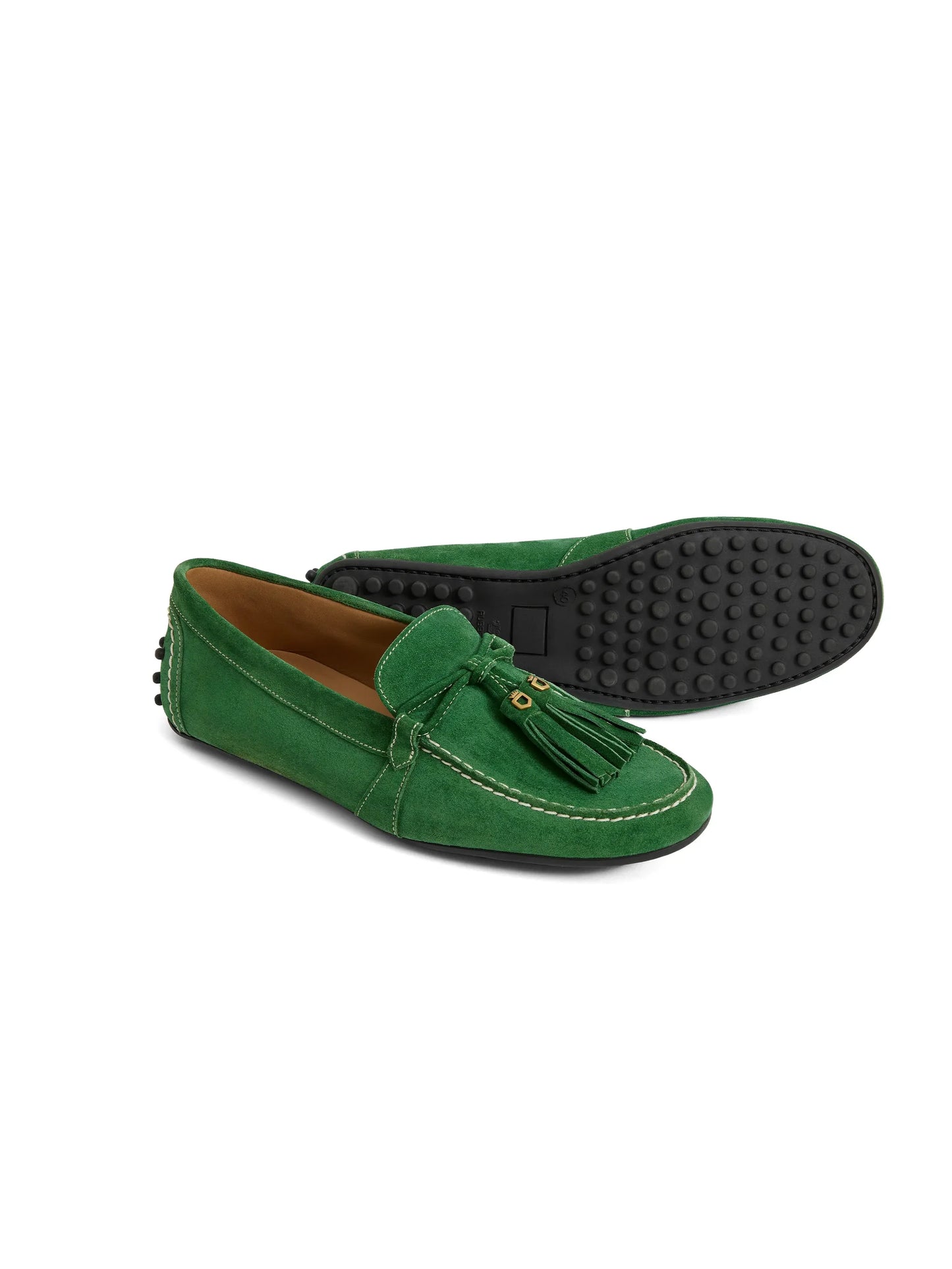 Rutland Driver - Clover Green Suede
