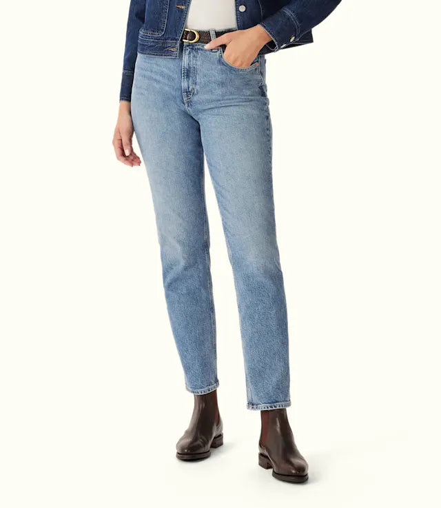 Maren Slim Straight Jeans - Vintage Wash