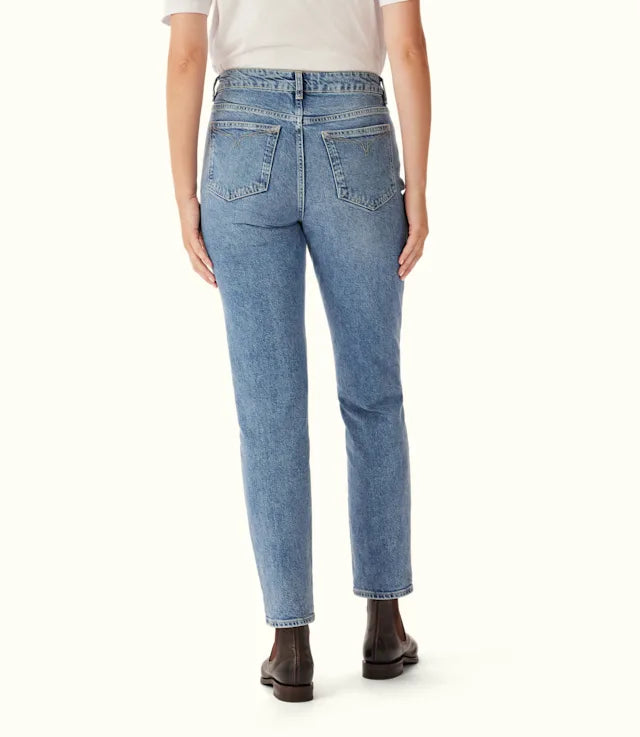 Maren Slim Straight Jeans - Vintage Wash