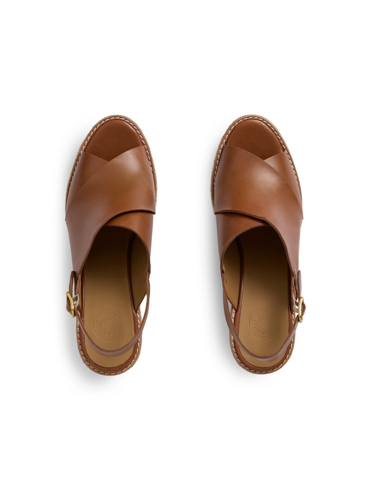 Morella Wedge - Tan Leather