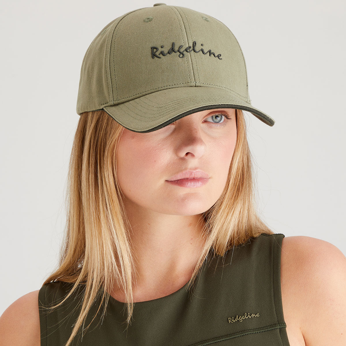 Ridgeline Signature Cap - Khaki Green