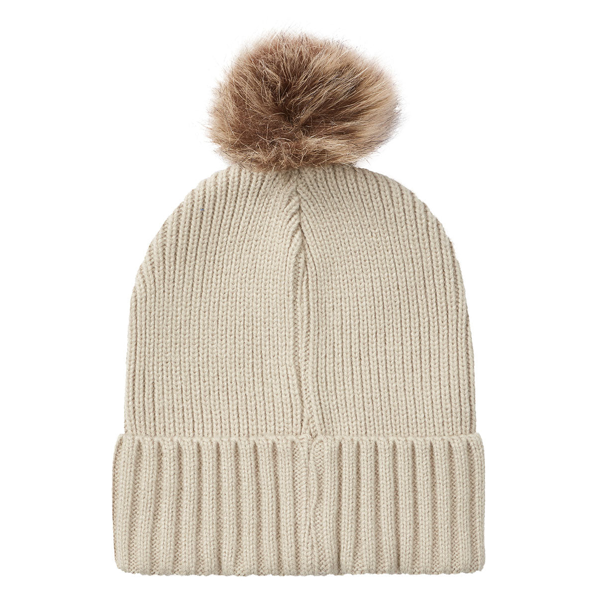 Baltic Bobble Hat & Scarf Set - Sand