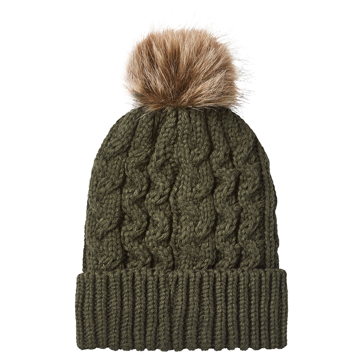 Nordic Fleck Bobble Hat - Deep Forest