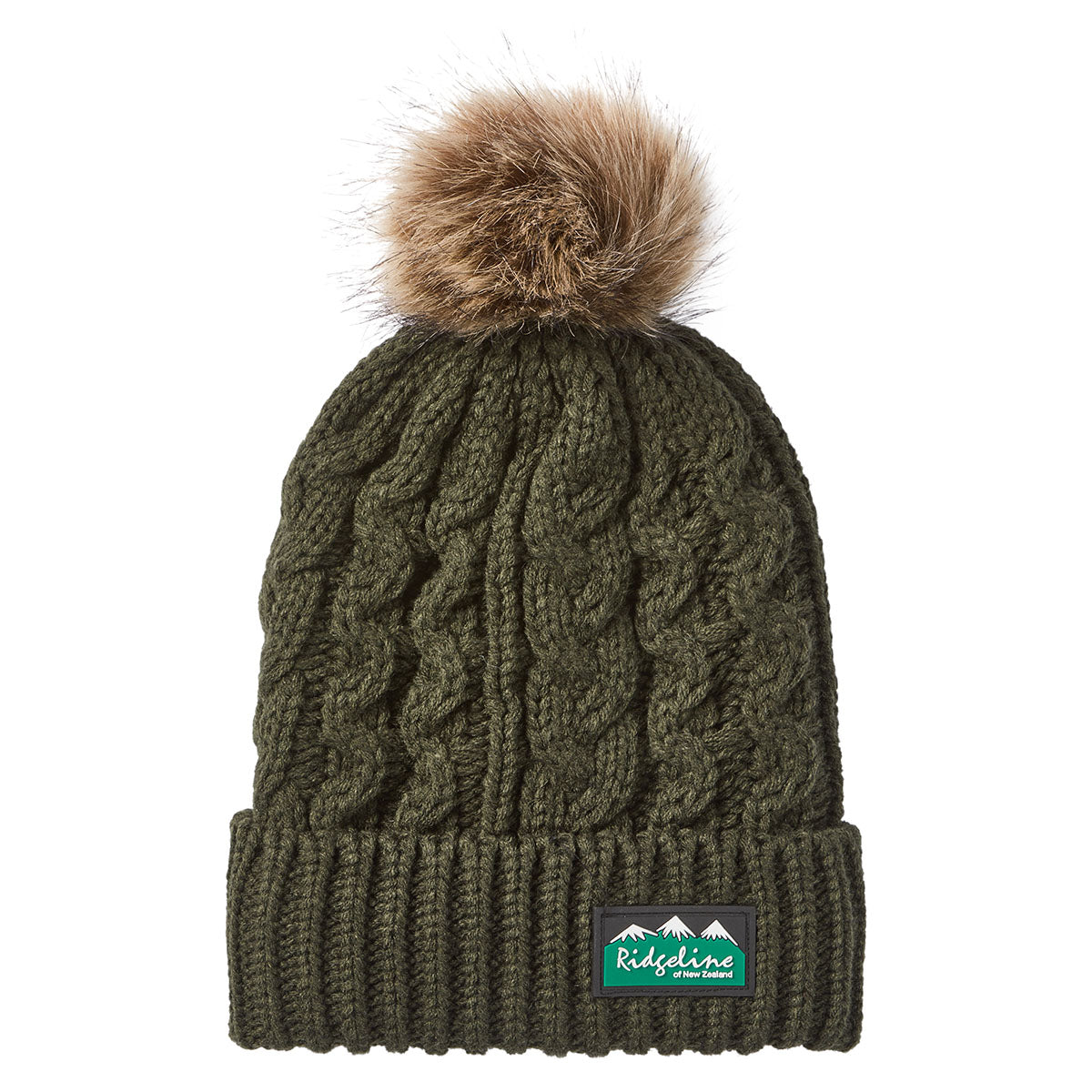 Nordic Fleck Bobble Hat - Deep Forest