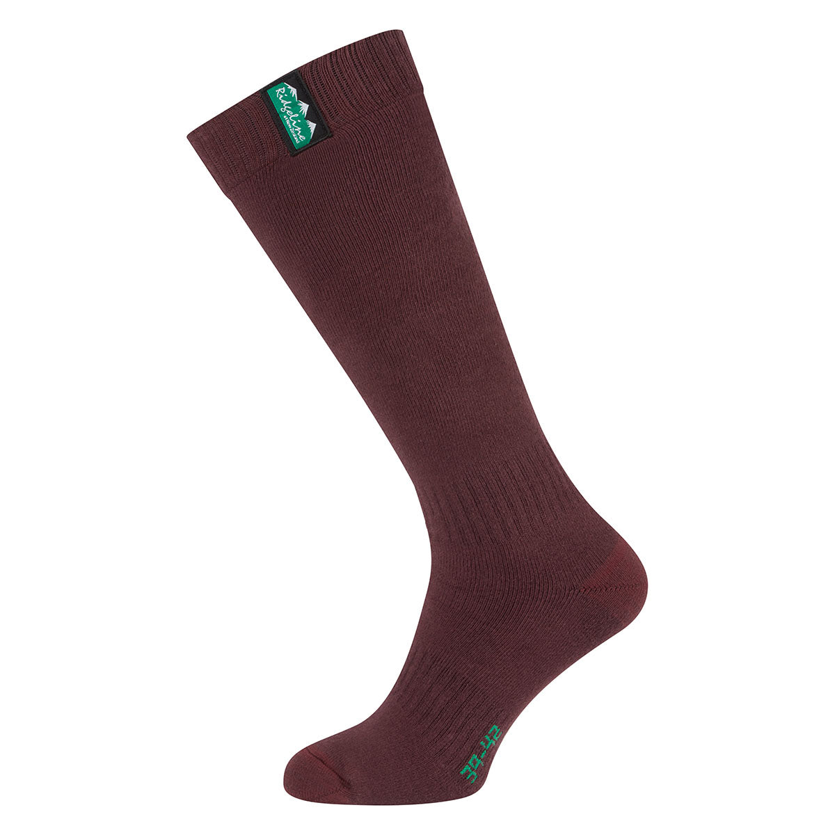 Cotton Work Socks Full Length - Oxblood Multi - Pack of 3