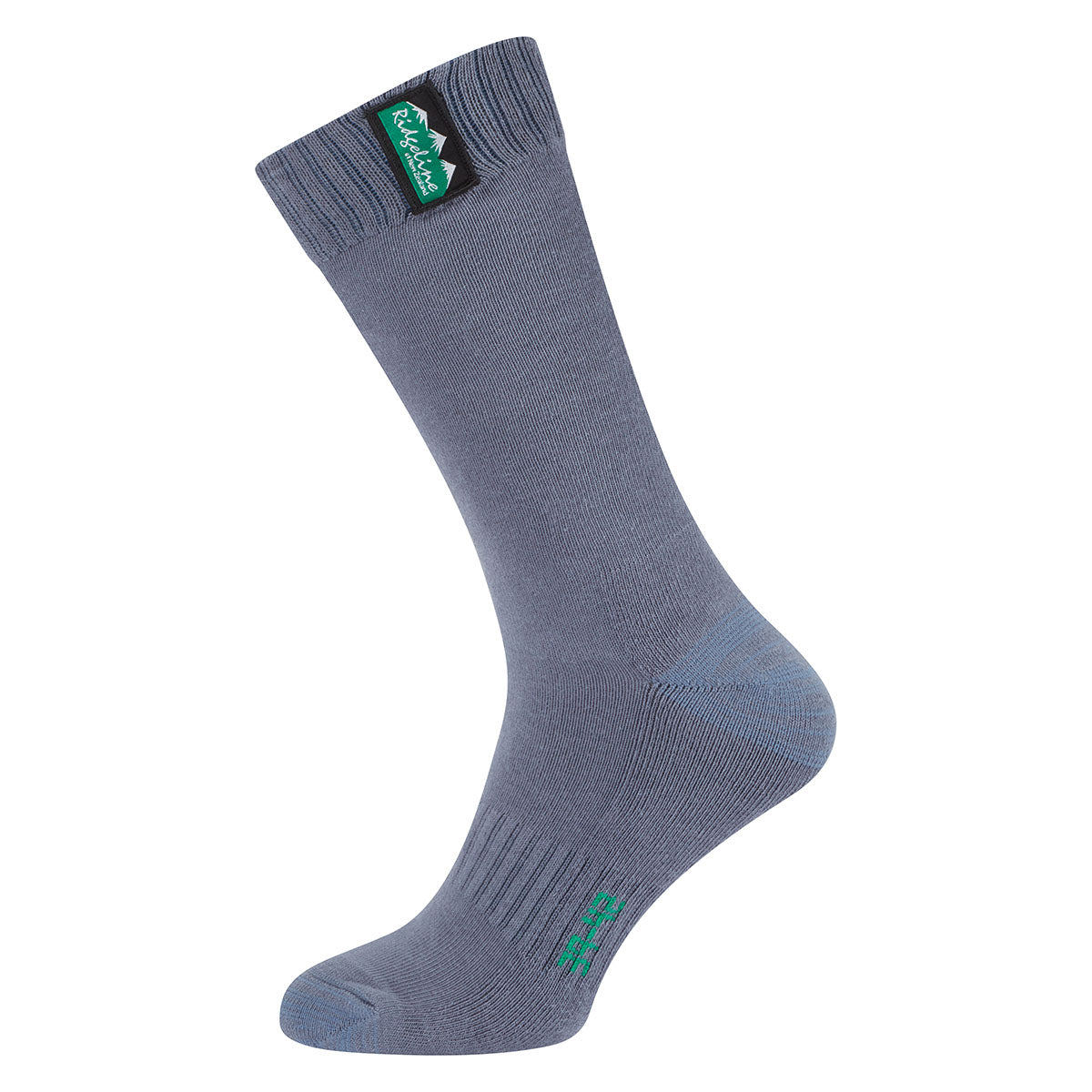 Cotton Work Socks Mid Length - Navy Multi - Pack of 3