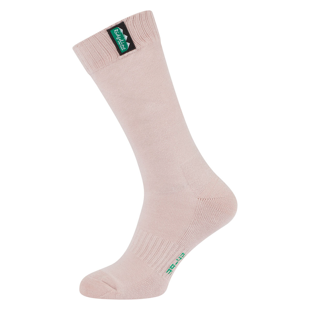 Cotton Work Socks Mid Length - Oxblood Multi - Pack of 3
