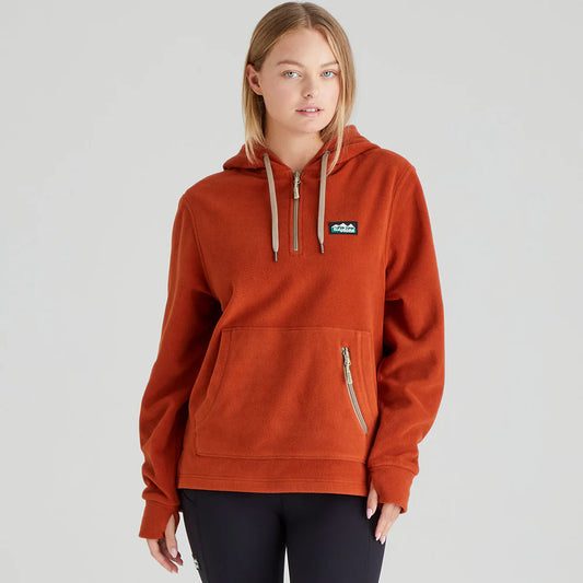 Women's Ballistic Fleece Hoodie - Russet
