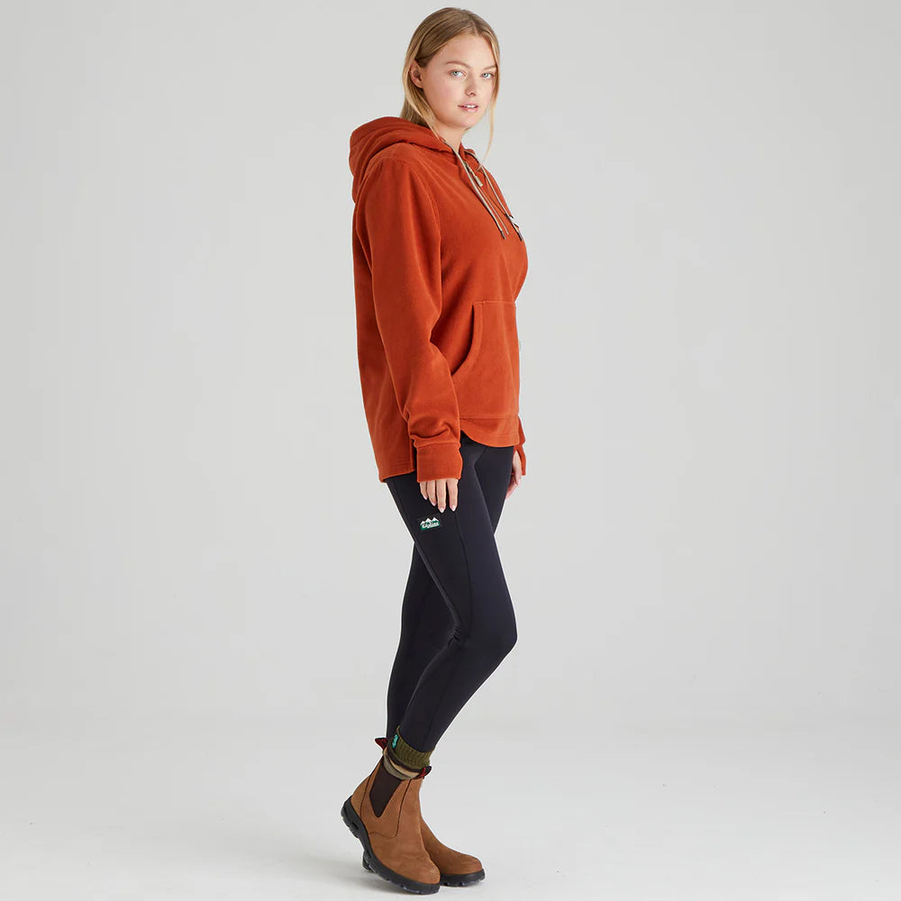 Women's Ballistic Fleece Hoodie - Russet